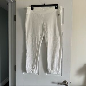 Size XXL Vintage Hudson Bay Olympic 100% Cotton White Sweatpant Joggers